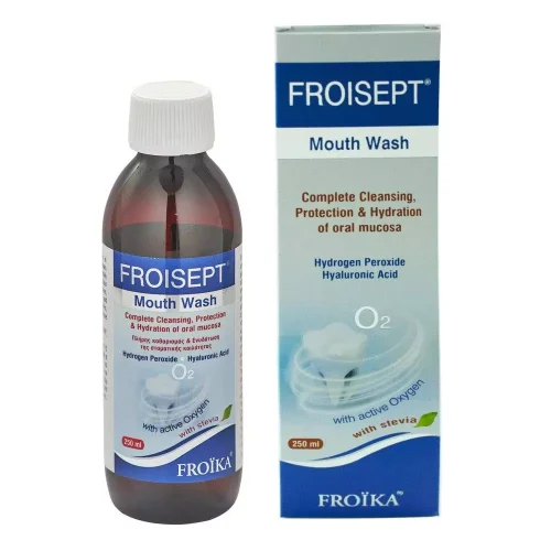 FROIKA FROISEPT MOUTHWASH WITH STEVIA 250ml