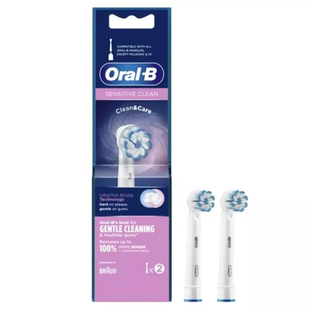 Oral-B Sensitive Clean Ultra Thin Ανταλλακτικές Κεφαλές 2τεμ