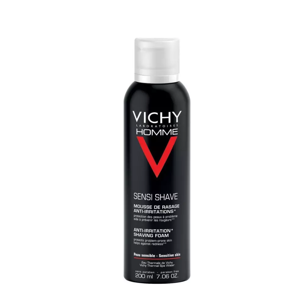 Vichy Homme Anti-Irritation Αφρός Ξυρίσματος για Ευαίσθητες Επιδερμίδες 200ml