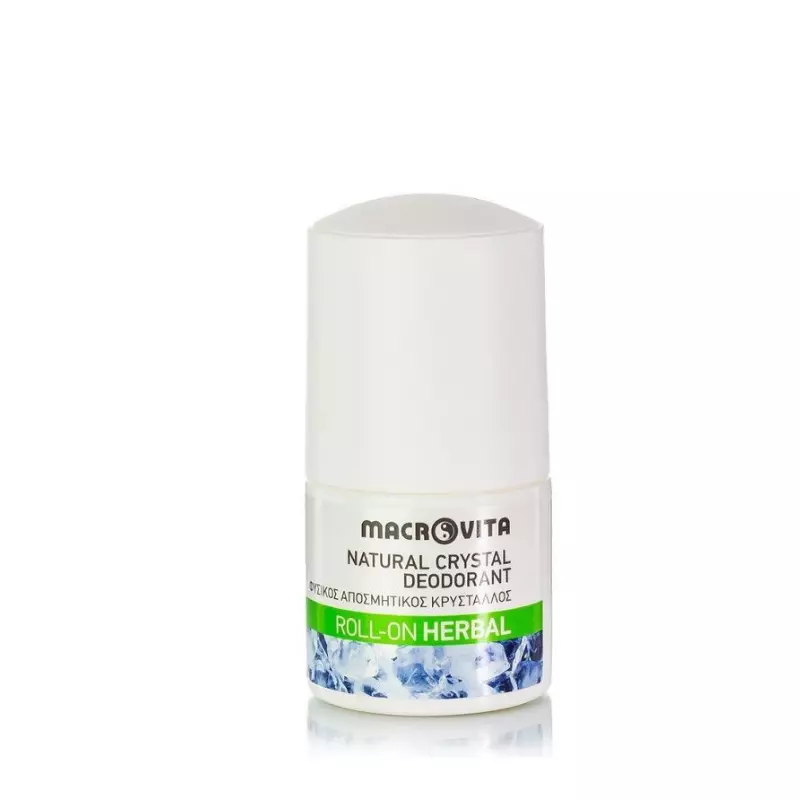 Macrovita Φυσικός Αποσμητικός Κρύσταλλος Roll-On Herbal 50ml