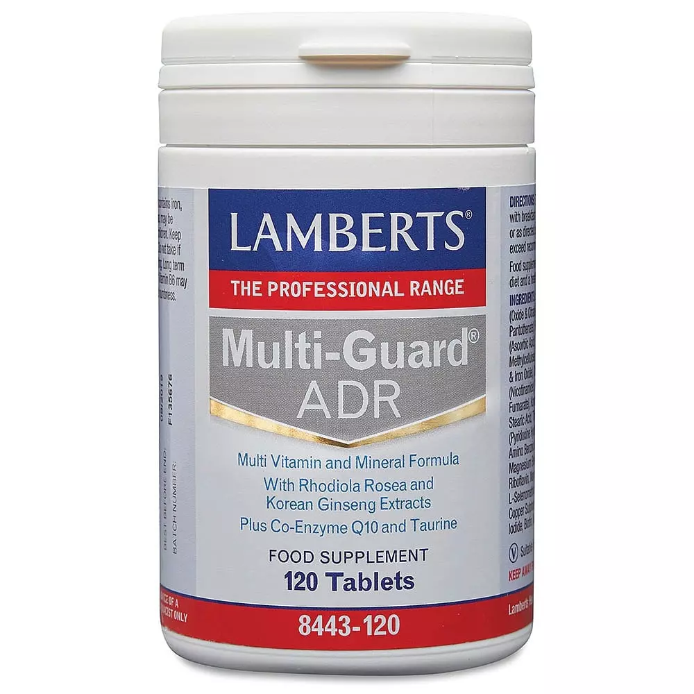 Lamberts Multi-Guard ADR Πολυβιταμινούχο Συμπλήρωμα για Ενέργεια 120tabs