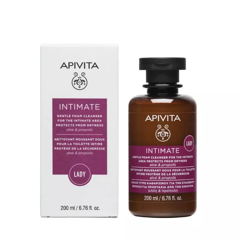 Apivita - Intimate lady Απαλό Υγρό Καθαρισμού για Την Ευαίσθητη Περιοχή με Αλόη & Πρόπολη - 200ml