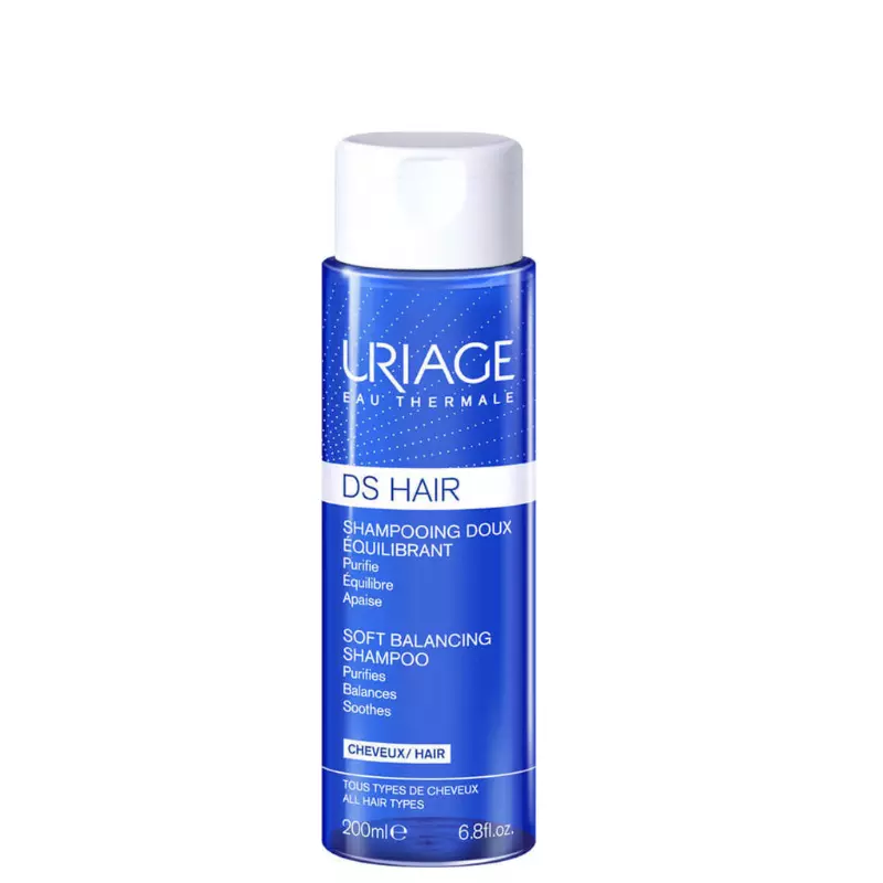 Uriage DS Hair Soft Balancing Shampoo Απαλό Σαμπουάν Εξισορρόπησης 200ml