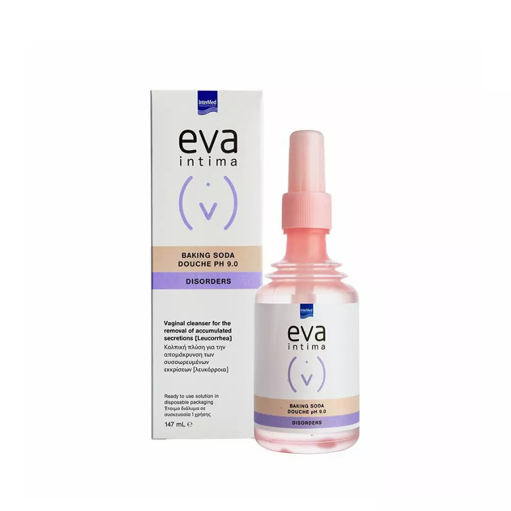 Intermed Eva Intima Baking Soda Douche Disorders pH 9 Υγρό Καθαρισμού 147ml