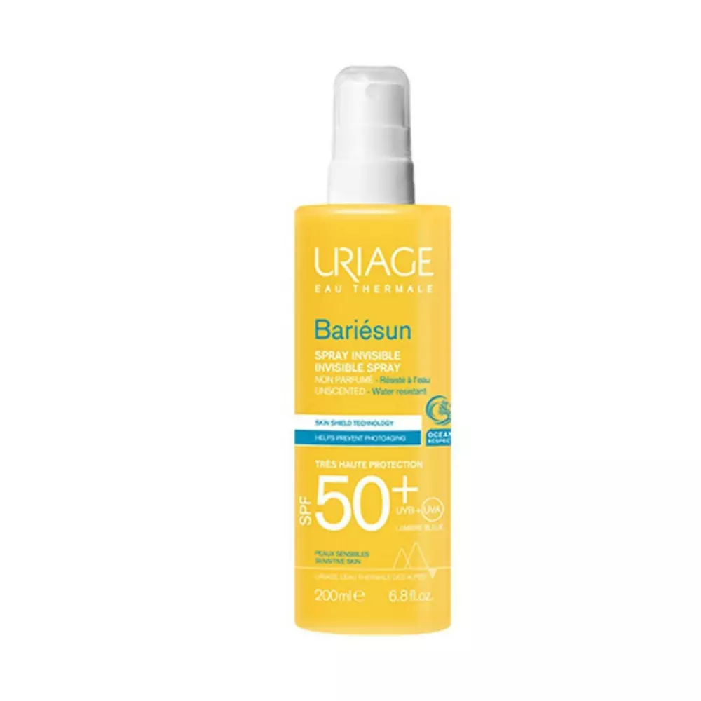 Uriage Bariesun Spray SPF 50+ Αντιηλιακό Σπρέι Σώματος Xωρίς Άρωμα 200ml