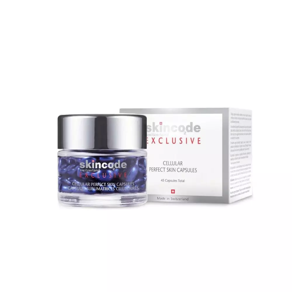 Skincode Exclusive Cellular Perfect Skin Αντιοξειδωτικός Ορός 45 Κάψουλες