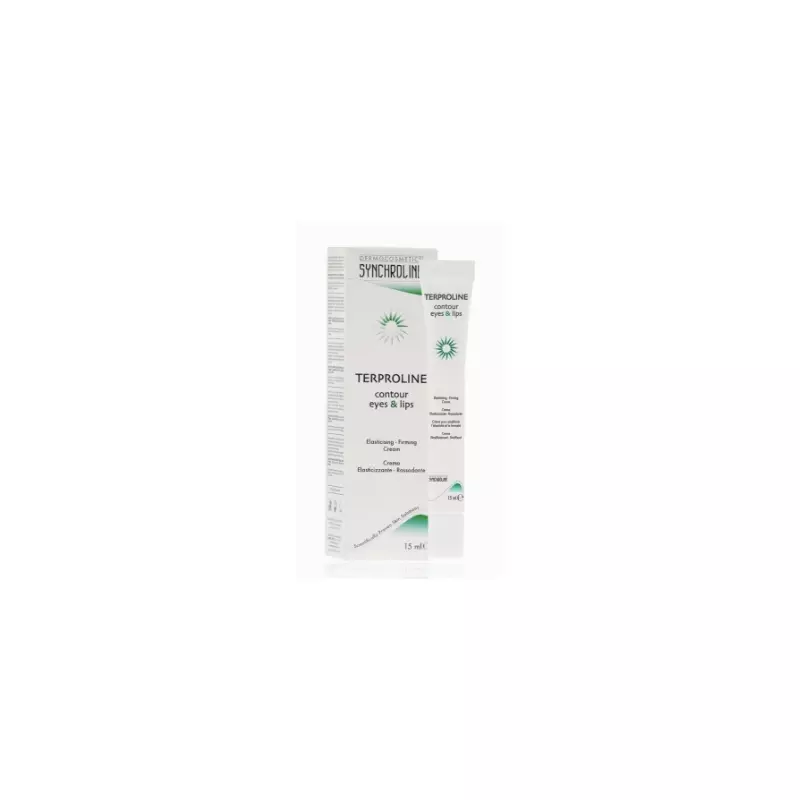 Synchroline Terproline Αντιγηραντική & Συσφικτική Κρέμα Ματιών & Χειλιών με Υαλουρονικό Οξύ 15ml Αυτή η ελαφριά κρέμα βελτιώνει ορατά την ποιότητα των ευαίσθητων περιοχών γύρω από τα μάτια και το περίγραμμα των χειλιών, αυξάνοντας την ελαστικότητα και τον τόνο τους.