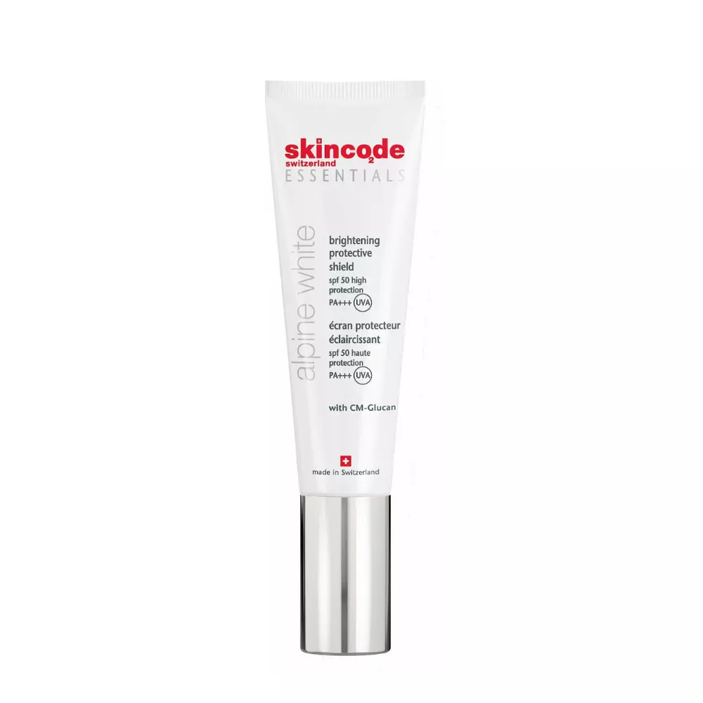 Skincode Essentials Alpine White Κρέμα Προσώπου Ημέρας με SPF50 για Ενυδάτωση, Πανάδες & Λεύκανση 30ml