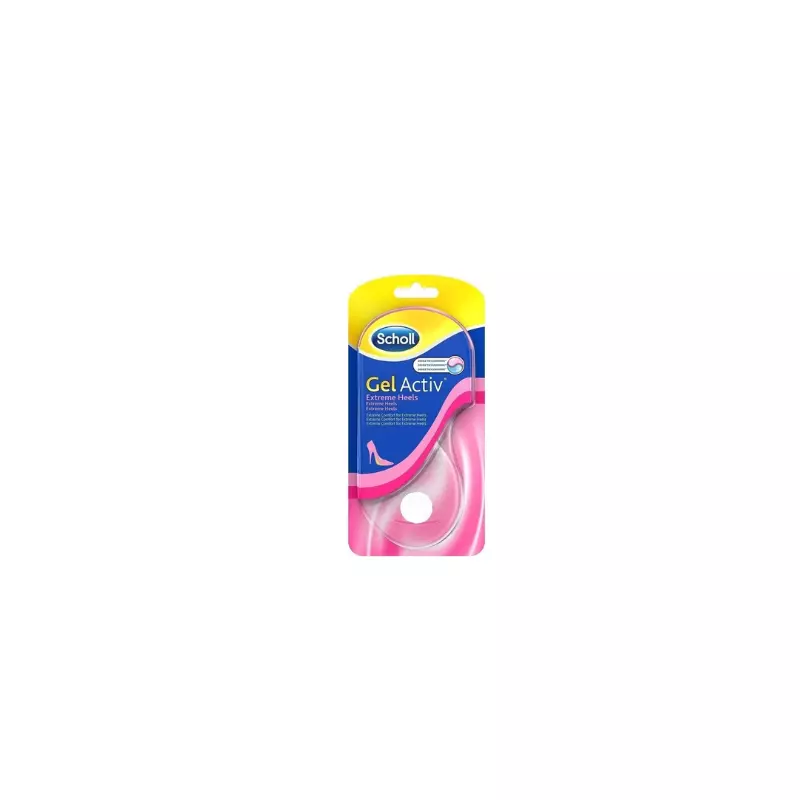 Scholl Gel Activ Extreme Heels Πέλματα Μετατάρσιου από Σιλικόνη για Τακούνια 2τμχ Γυναικείοι πάτοι GelActiv Insoles High Heels από την Scholl με τζελ, για ψηλοτάκουνα παπούτσια που χαρίζουν άνεση και ανακούφιση.