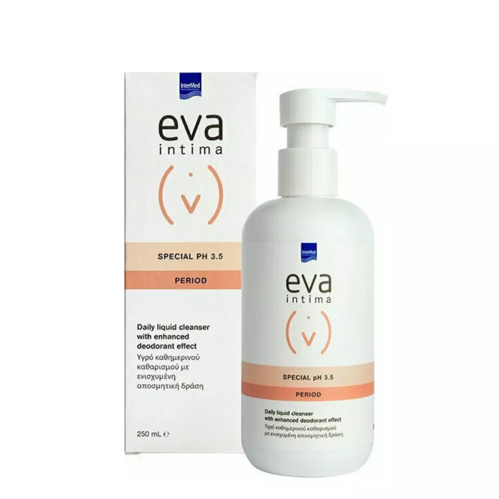 Intermed Eva Intima Special Period pH 3.5 Υγρό Καθαρισμού με Χαμομήλι και Αλόη 250ml