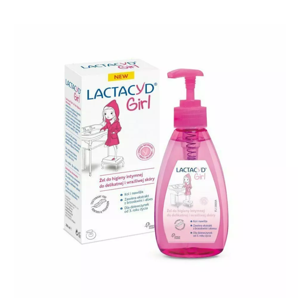 Lactacyd Girl Ultra Mild Intimate Gel Καθαρισμού με Αλόη 200ml