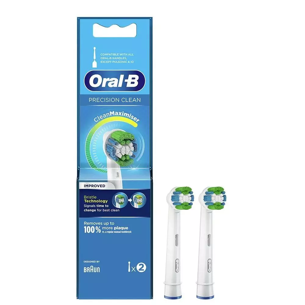 Oral-B Precision Clean Maximiser Ανταλλακτικές Κεφαλές για Ηλεκτρική Οδοντόβουρτσα 2τεμ