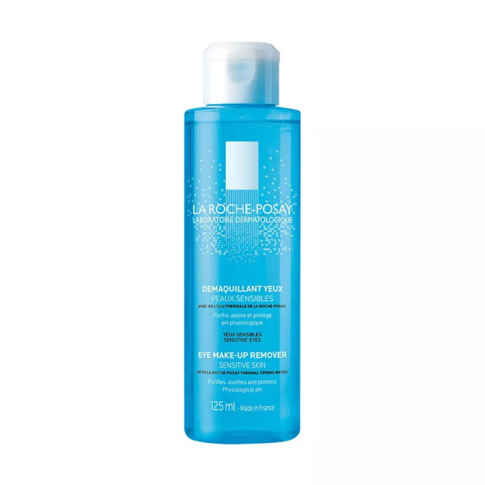 La Roche Posay Υγρό Ντεμακιγιάζ Physiological Eye Make-Up Demaquillant Yeux για Ευαίσθητες Επιδερμίδες 125ml