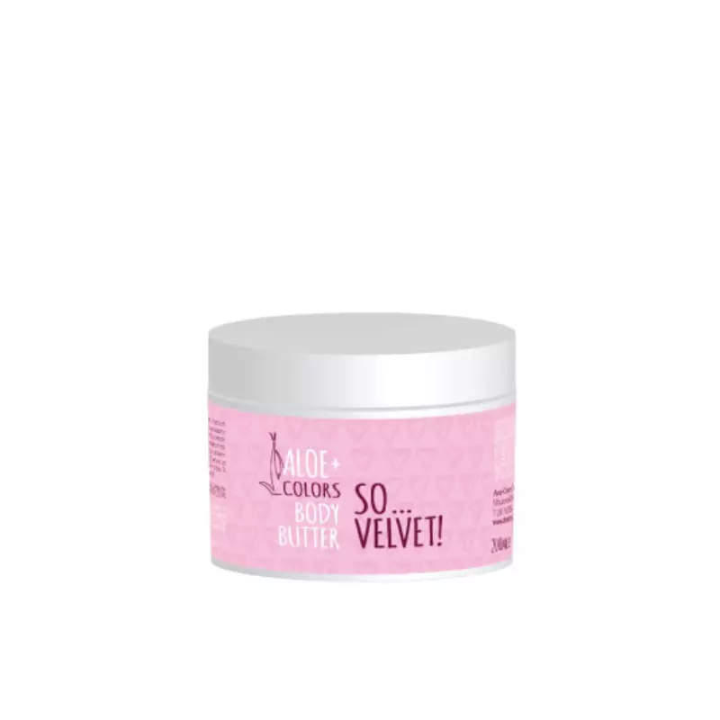 Aloe+ Colors So Velvet Body Butter Ενυδατικό Βούτυρο Σώματος με Άρωμα Πούδρας 200ml