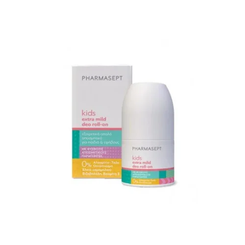 Pharmasept Kids Extra Mild &Alpha;&pi;&omicron;&sigma;&mu;&eta;&tau;&iota;&kappa;ό &sigma;&epsilon; Roll-On &Chi;&omega;&rho;ί&sigmaf; &Alpha;&lambda;&omicron;&upsilon;&mu;ί&nu;&iota;&omicron; 50ml