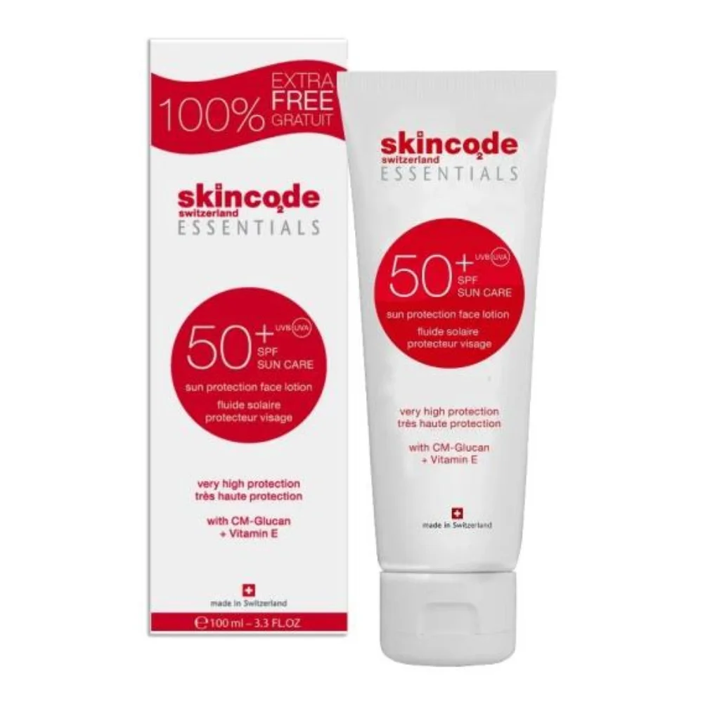 Skincode Sun Protection Face Lotion SPF50+ Αντηλιακή Κρέμα μη Λιπαρή 100ml