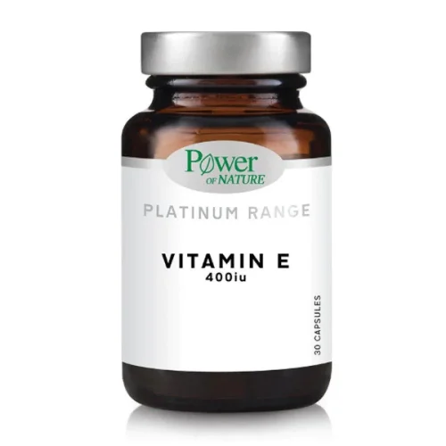 Power of Nature Platinum Range Vitamin E 400iu &Sigma;&upsilon;&mu;&pi;&lambda;ή&rho;&omega;&mu;&alpha; &Delta;&iota;&alpha;&tau;&rho;&omicron;&phi;ή&sigmaf; &mu;&epsilon; &Beta;&iota;&tau;&alpha;&mu;ί&nu;&eta; &Epsilon; 30caps