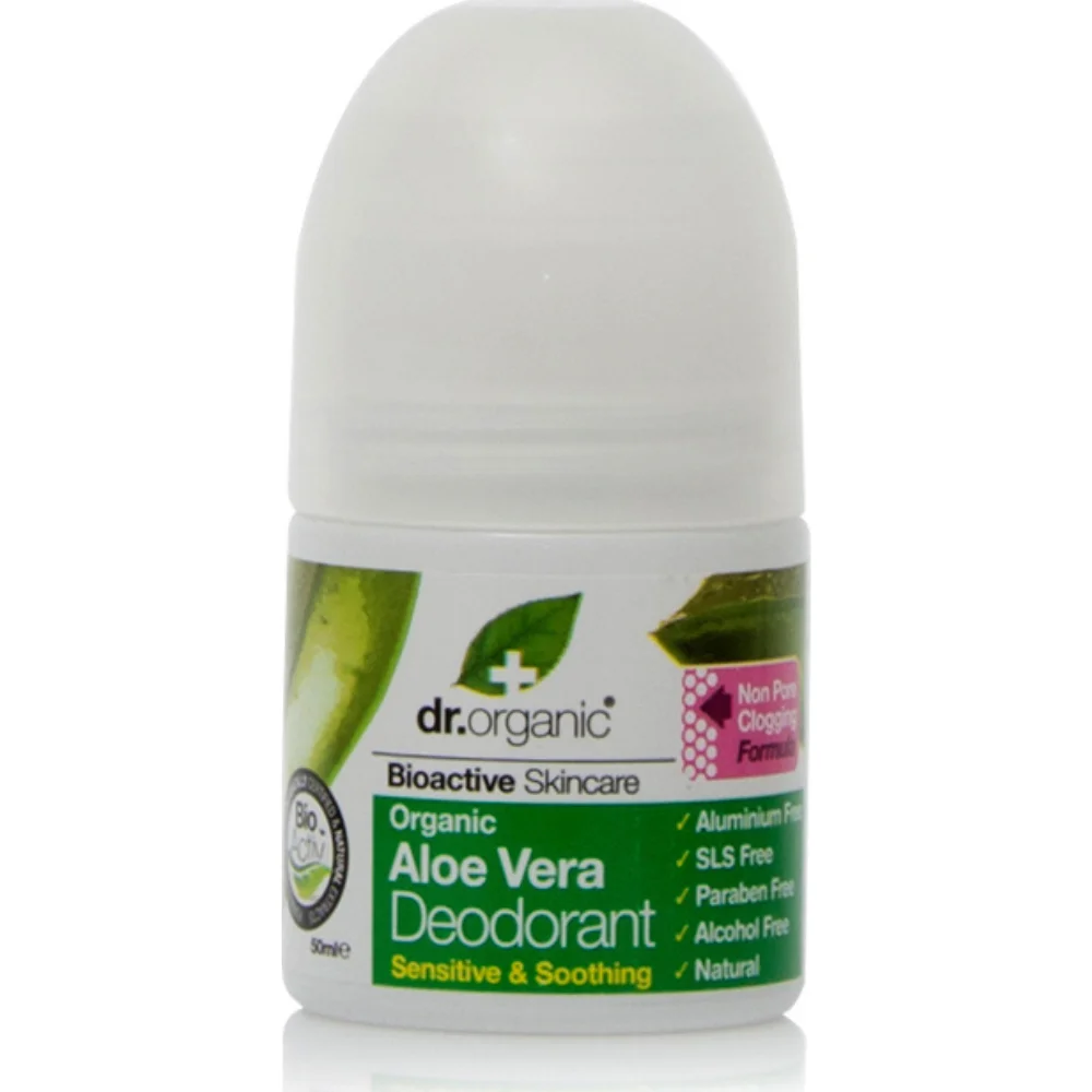 Dr.Organic Aloe Vera Φυσικό Αποσμητικό σε Roll-On 50ml