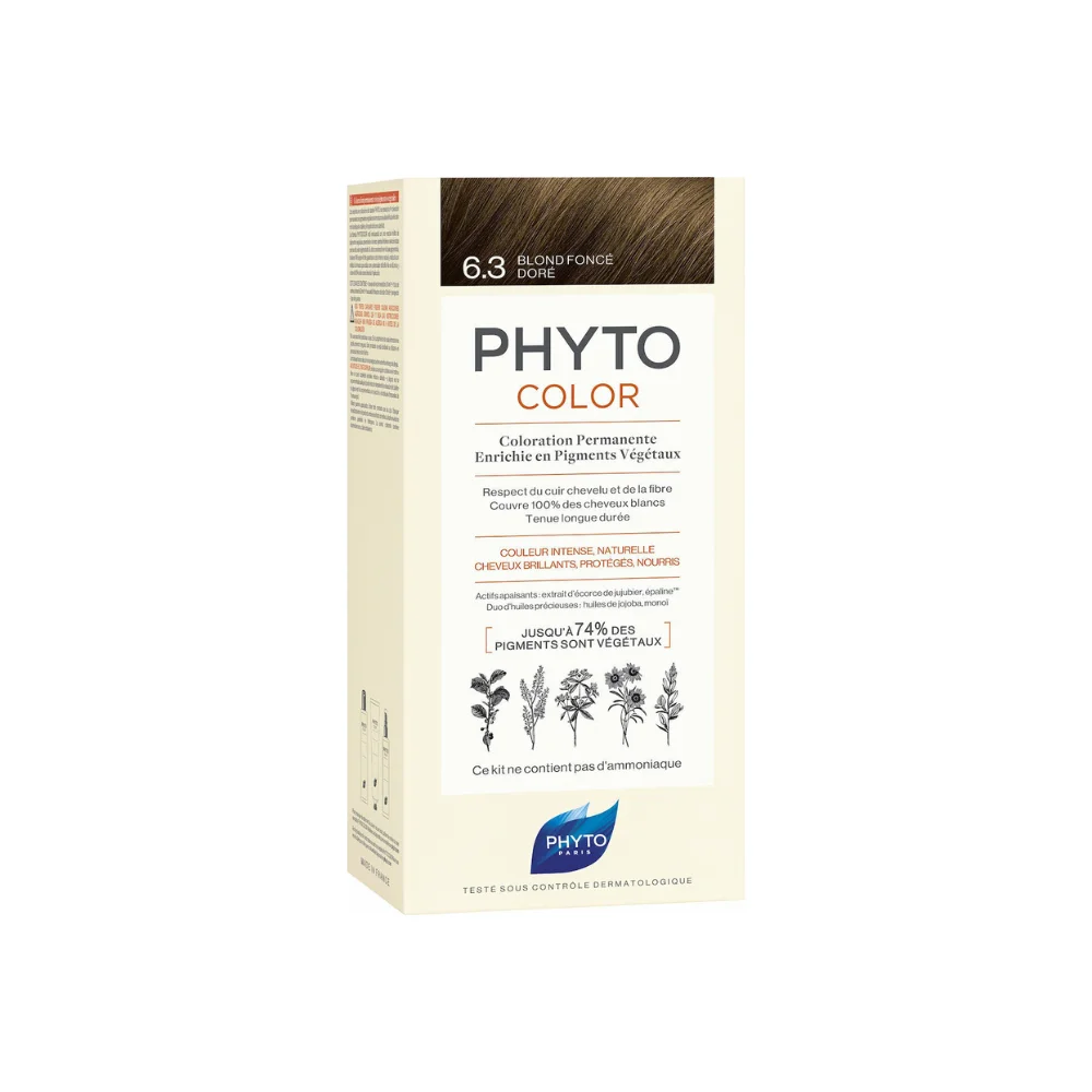 Phyto Phytocolor 6.3 Ξανθό Σκούρο Χρυσό 50ml