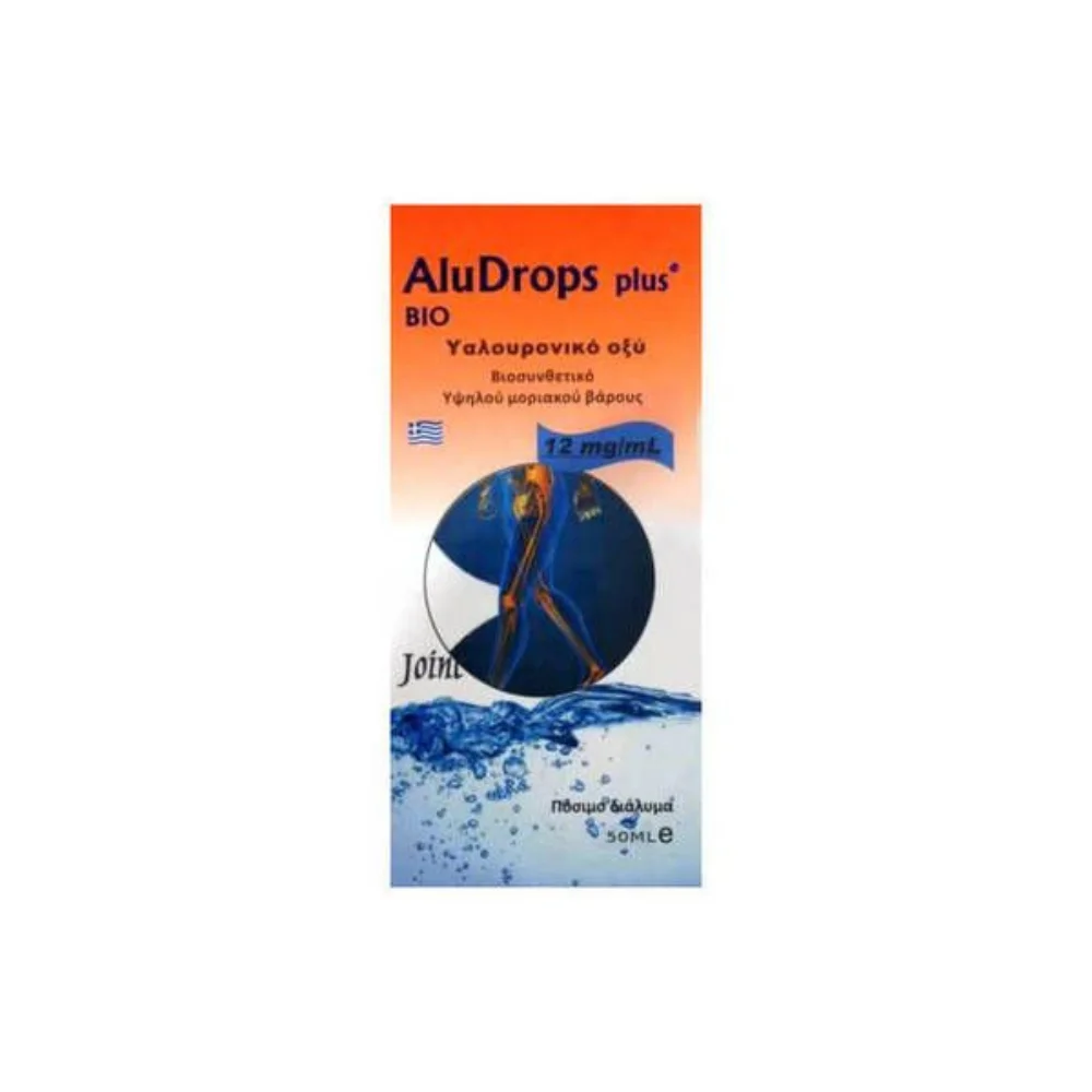 Medichrom Aludrops Plus Bio Hyaluronic Acid Πόσιμο Διάλυμα Υαλουρονικού Οξέος 50ml