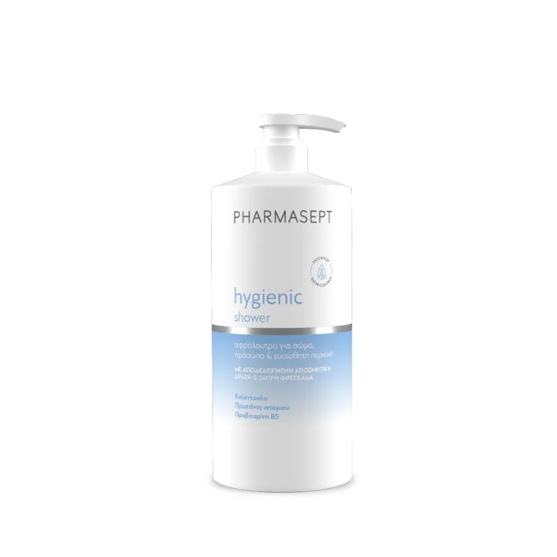 Pharmasept Hygienic Shower Υγιεινός Καθαρισμός Πρόσωπο, Σώμα & Ευαίσθητη Περιοχή 1lt