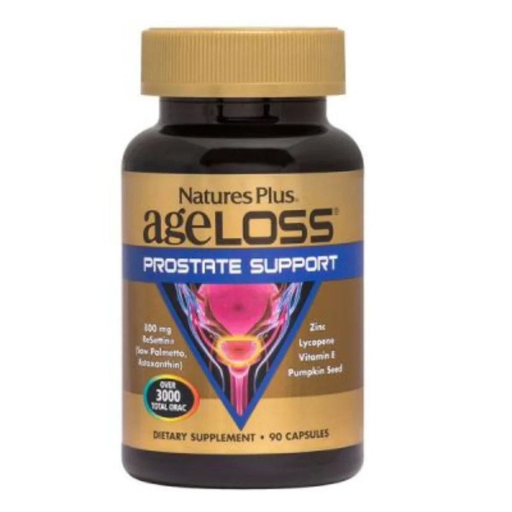 Nature's Plus Ageloss Prostate Support Συμπλήρωμα για την Υγεία του Προστάτη 90caps