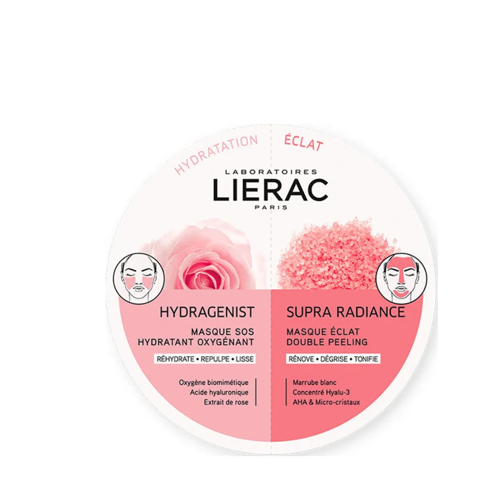 LIERAC DUO MASQUES HYDRA & SUPRA 2x6ml