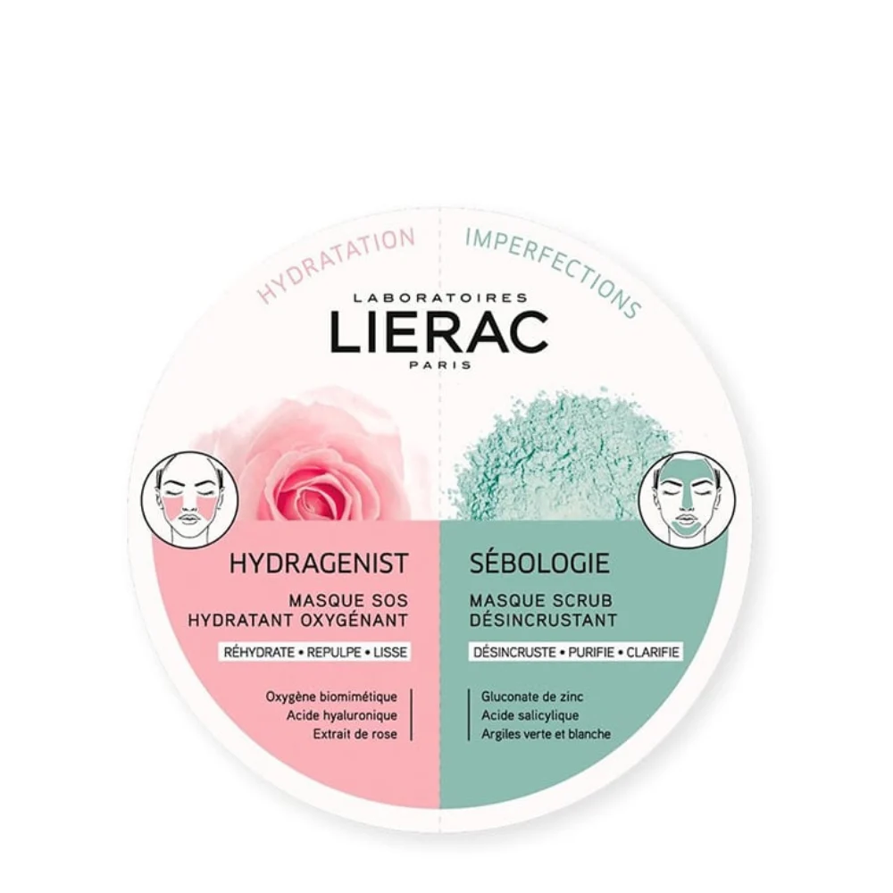 LIERAC DU MASQUES HYDRA & SEBOLOGIE 2x6ml