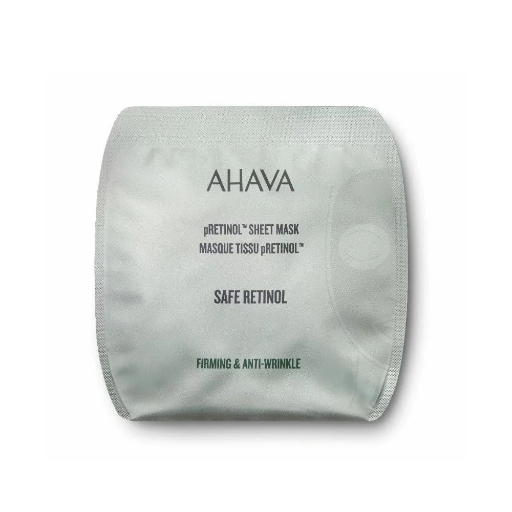 Ahava Safe pRetinol Sheet Mask, Αντιρυτιδική Μάσκα Προσώπου 16ml