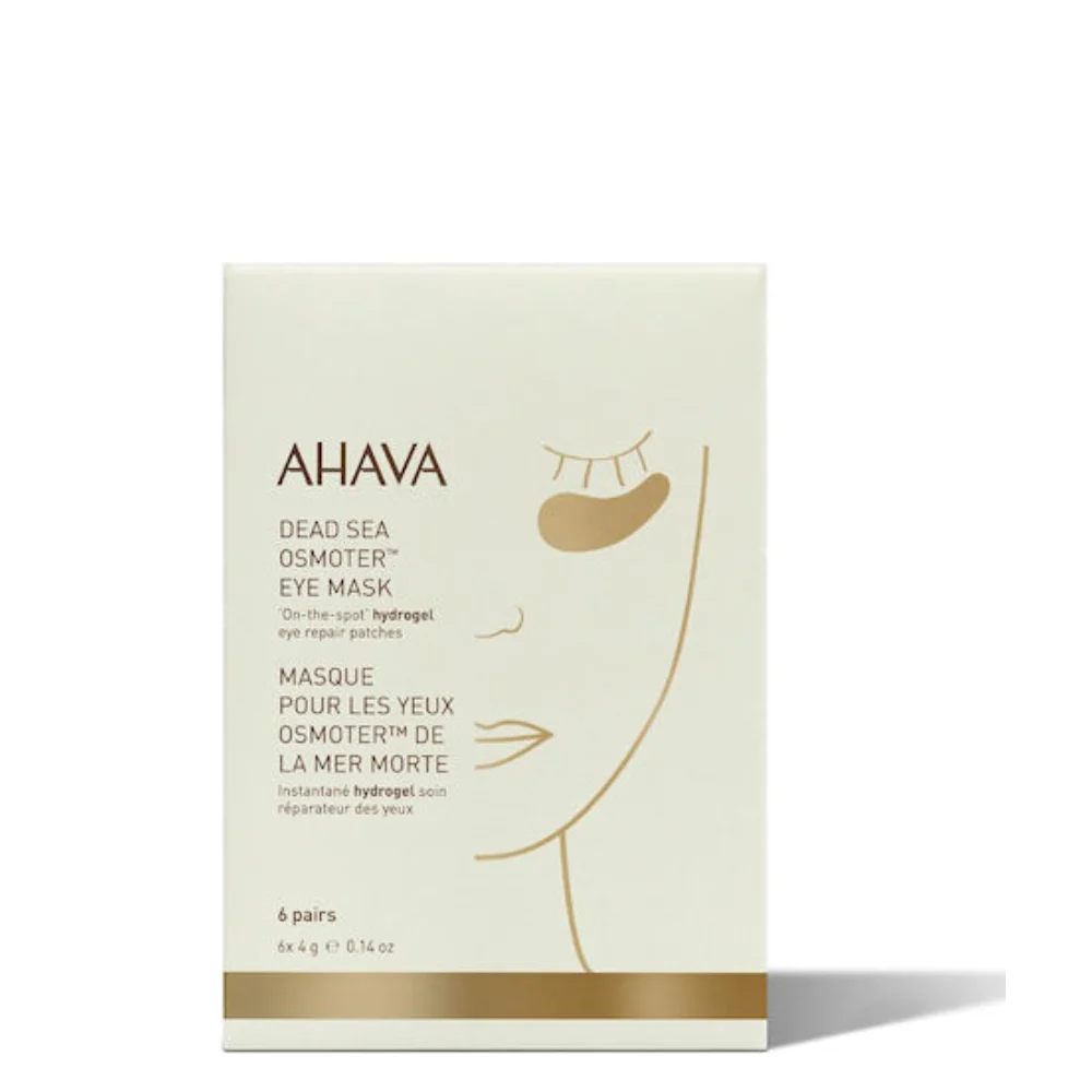AHAVA Dead Sea Osmoter Eye Mask, Επιθέματα Υαλουρονικού Ματιών