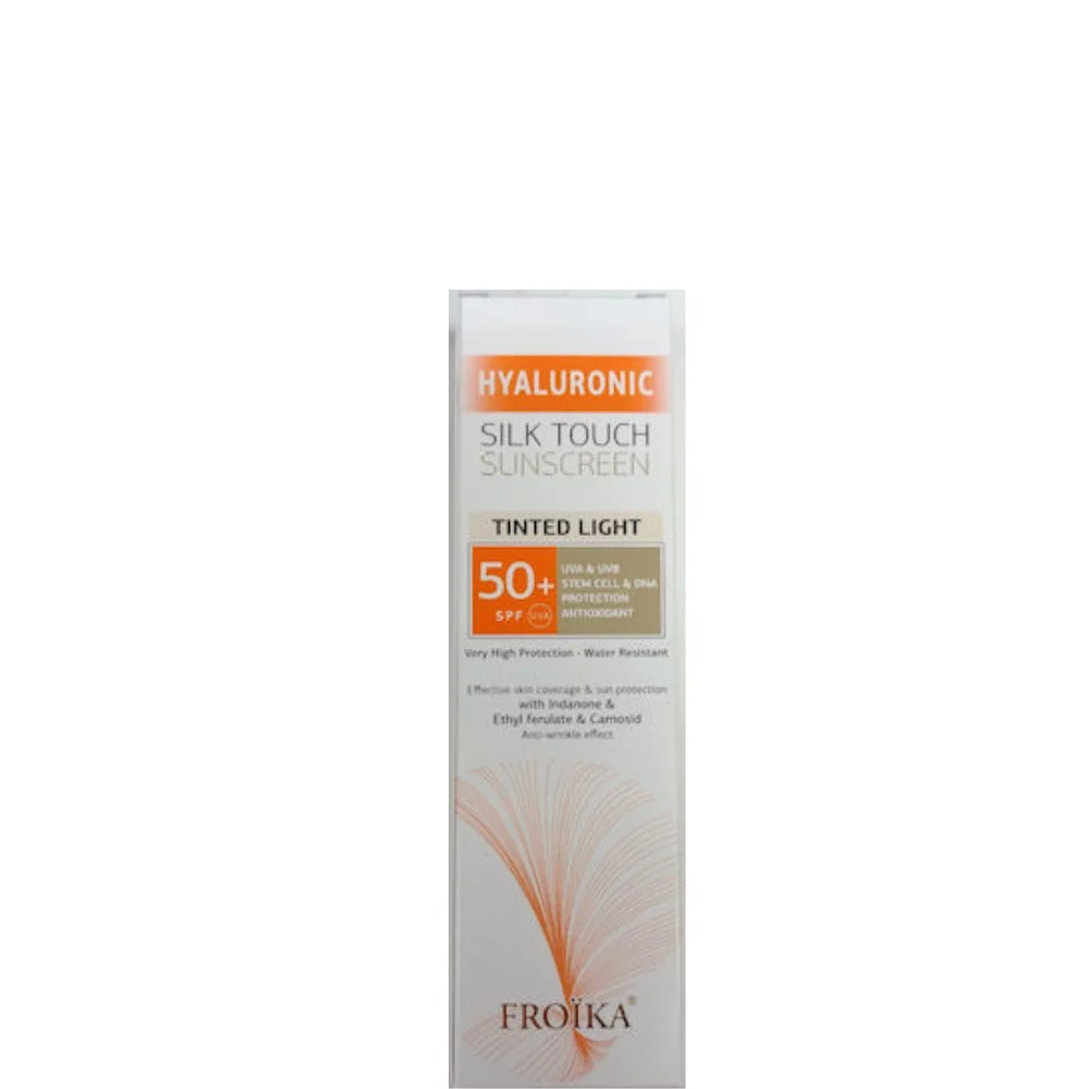 FROIKA HYALURONIC SILK TOUCH SUNSCREEN TINTED LIGHT CREAM SPF 50+ 40ml