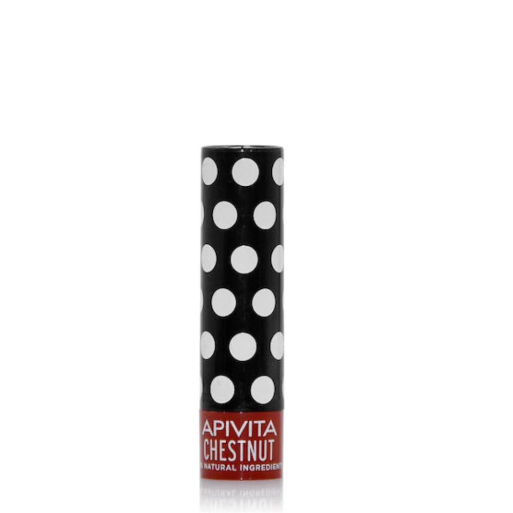 Apivita - Chestnut Lip Care με Κάστανο, Ελαφριά Σοκολατί Απόχρωση - 4.4gr