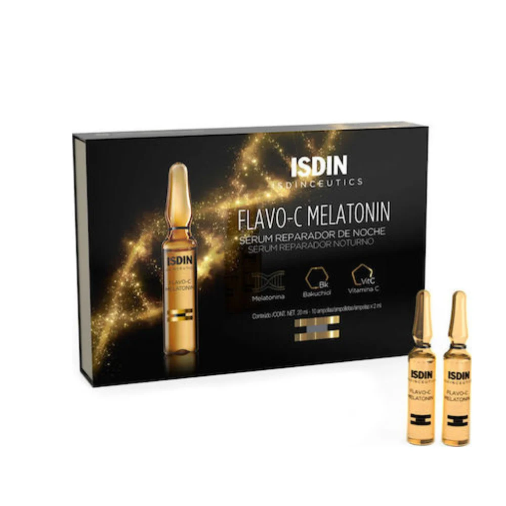 ISDIN-FLAVO-C MELATONIN- SERUM NIGHT 30 AMPULES
