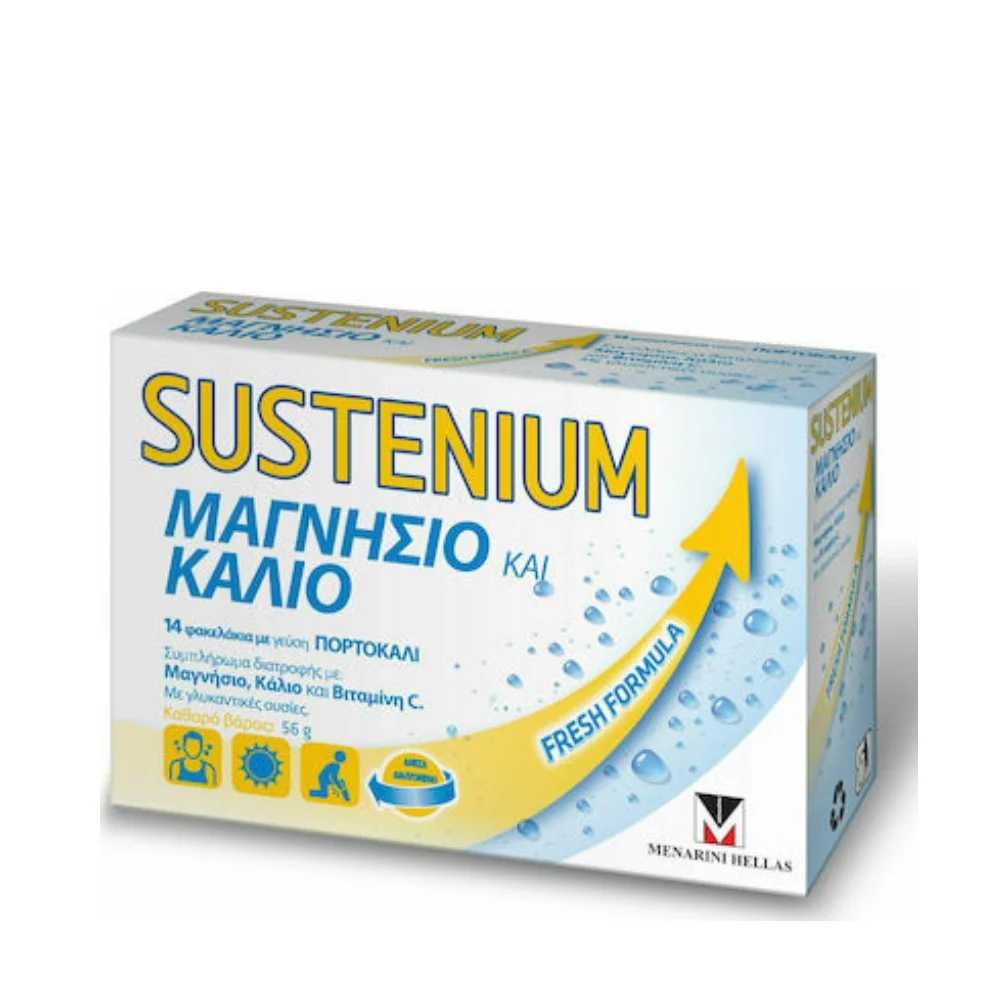 SUSTENIUM SACH. ΜΑΓΝΗΣΙΟ+ΚΑΛΙΟ Χ14 SACHET MENARINI