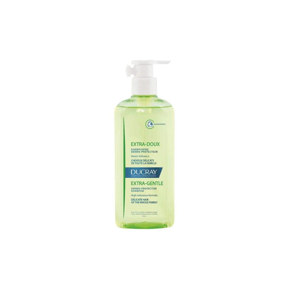 Ducray Extra Gentle Shampoo Bottle - Σαμπουάν για Εύθραυστα Μαλλιά για Όλη την Οικογένεια 400ml