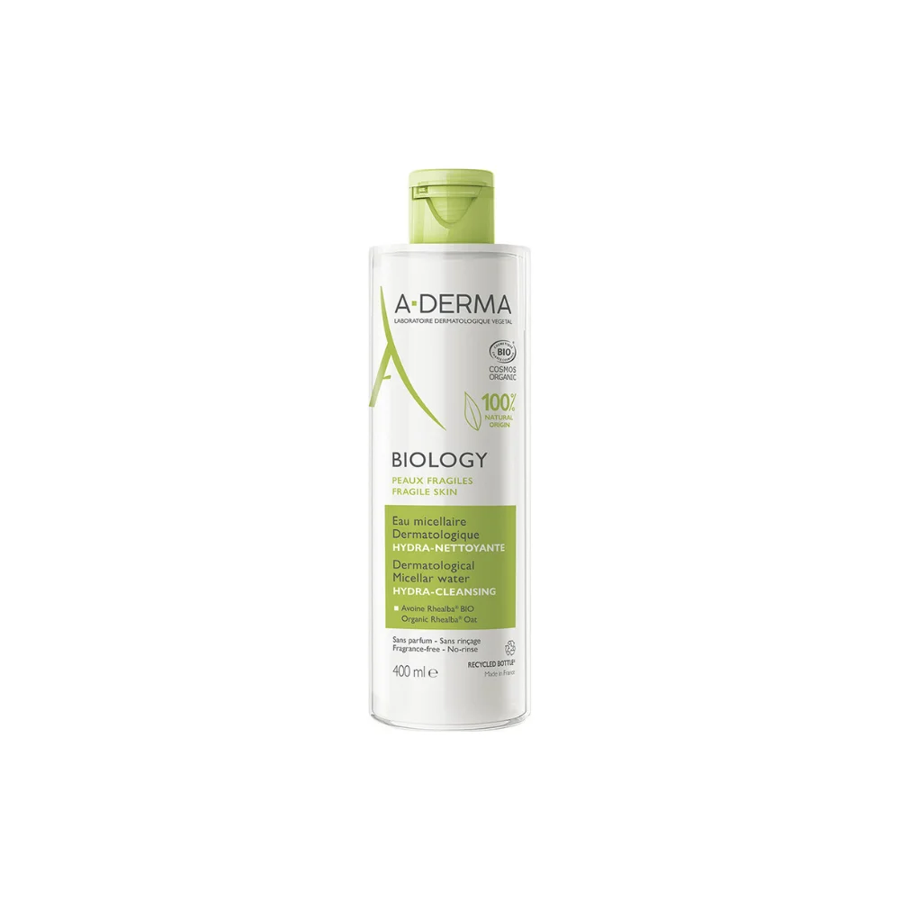 A-Derma Micellar Water Ντεμακιγιάζ Biology 400ml