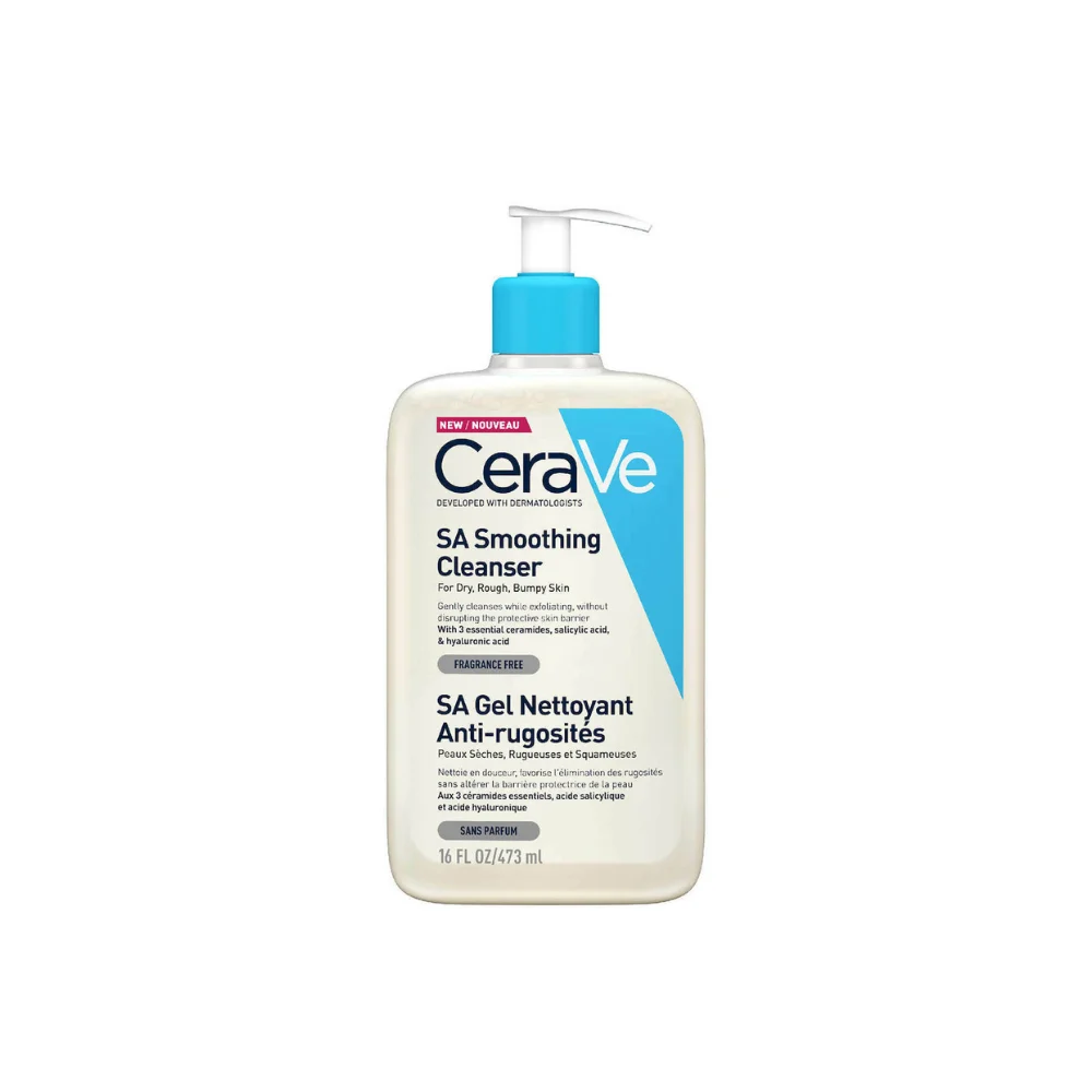 CeraVe Gel Καθαρισμού SA Smoothing για Ξηρές Επιδερμίδες 473ml