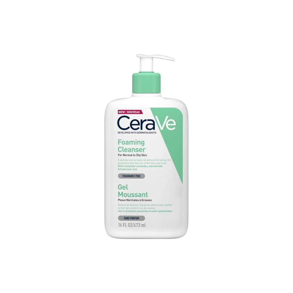 CeraVe Gel Καθαρισμού Foaming Gel Normal To Oily για Κανονικές Επιδερμίδες 473ml