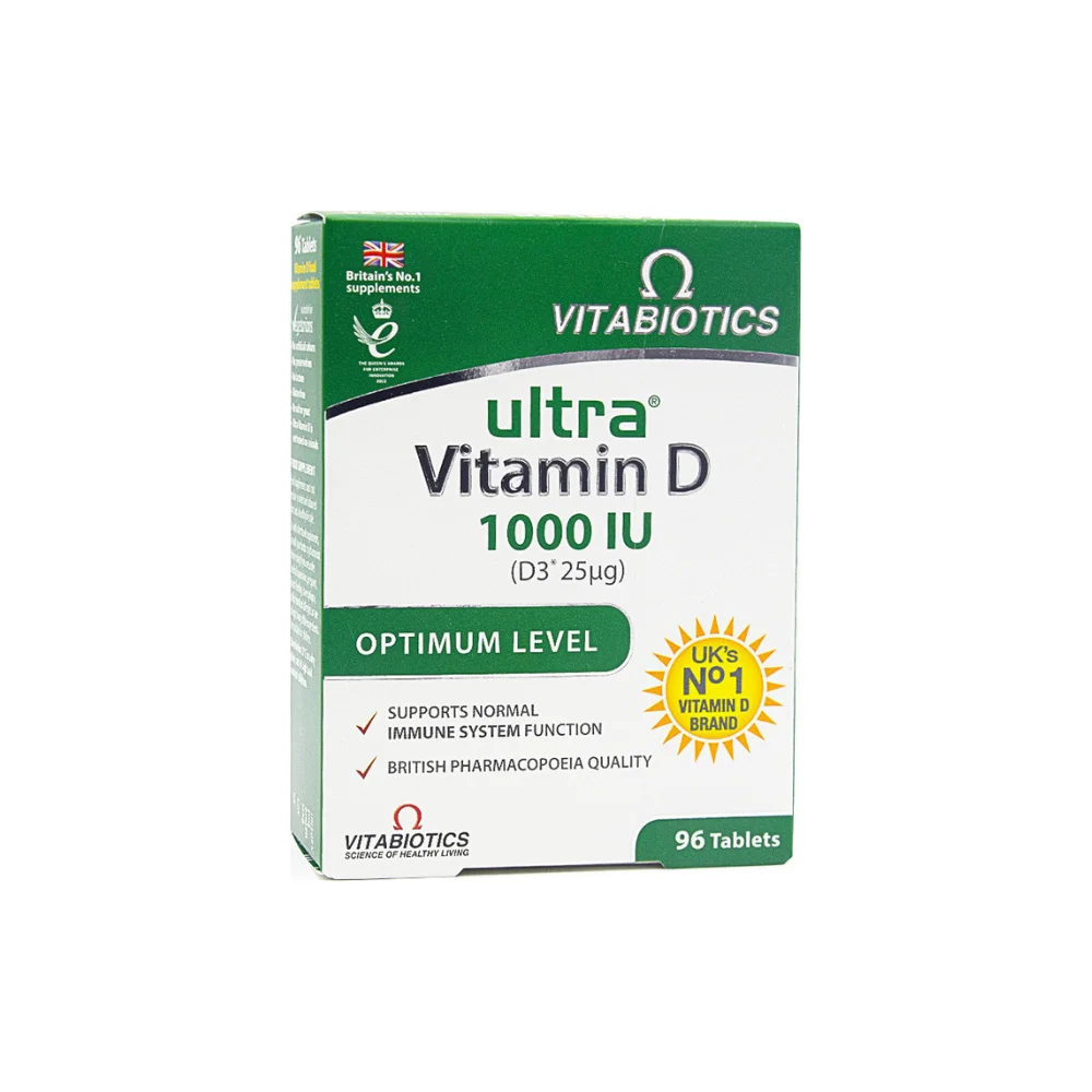 Vitabiotics Ultra D-3 Βιταμίνη για Ανοσοποιητικό 1000iu 96 ταμπλέτες