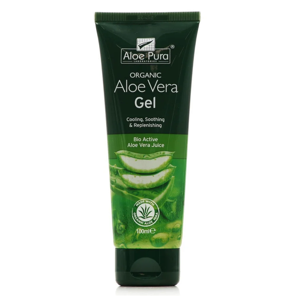 Optima Naturals Organic Aloe Vera Gel 99.9% Cooling Soothing & Moisturising 100ml