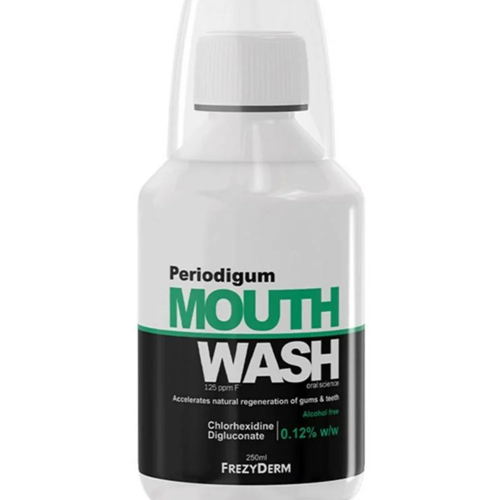 Frezyderm Periodigum Στοματικό Διάλυμα κατά της Πλάκας και της Περιοδοντίτιδας 250ml