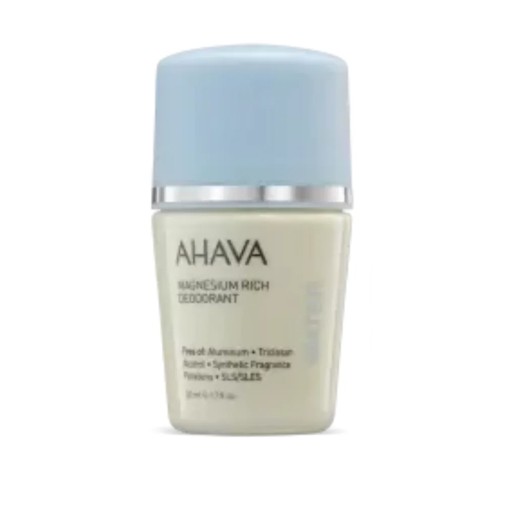 Ahava Deadsea Water Magnesium Rich Αποσμητικό σε Roll-On Χωρίς Αλουμίνιο 50ml