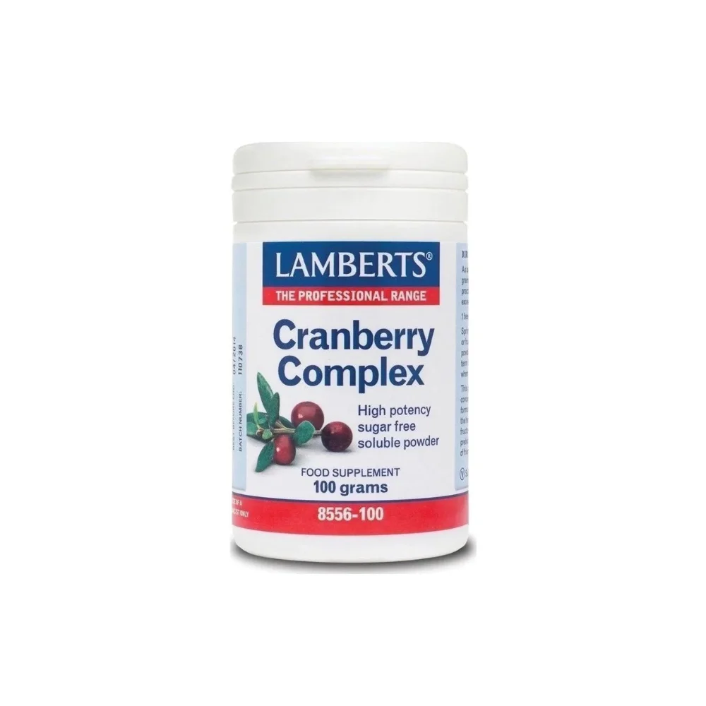 Lamberts Cranberry Complex Powder Συμπλήρωμα Διατροφής Cranberry σε Σκόνη, 100gr