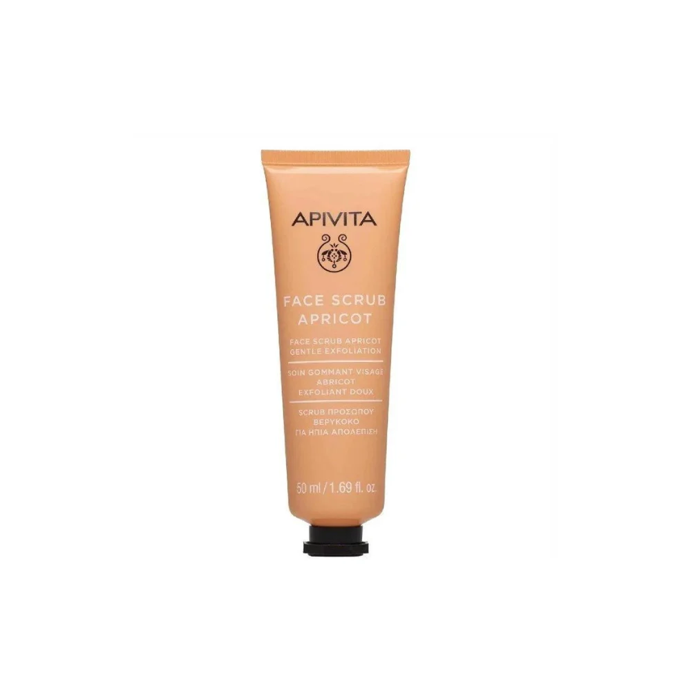 Apivita Face Scrub Ήπιας Απολέπισης με Βερίκοκο 50ml