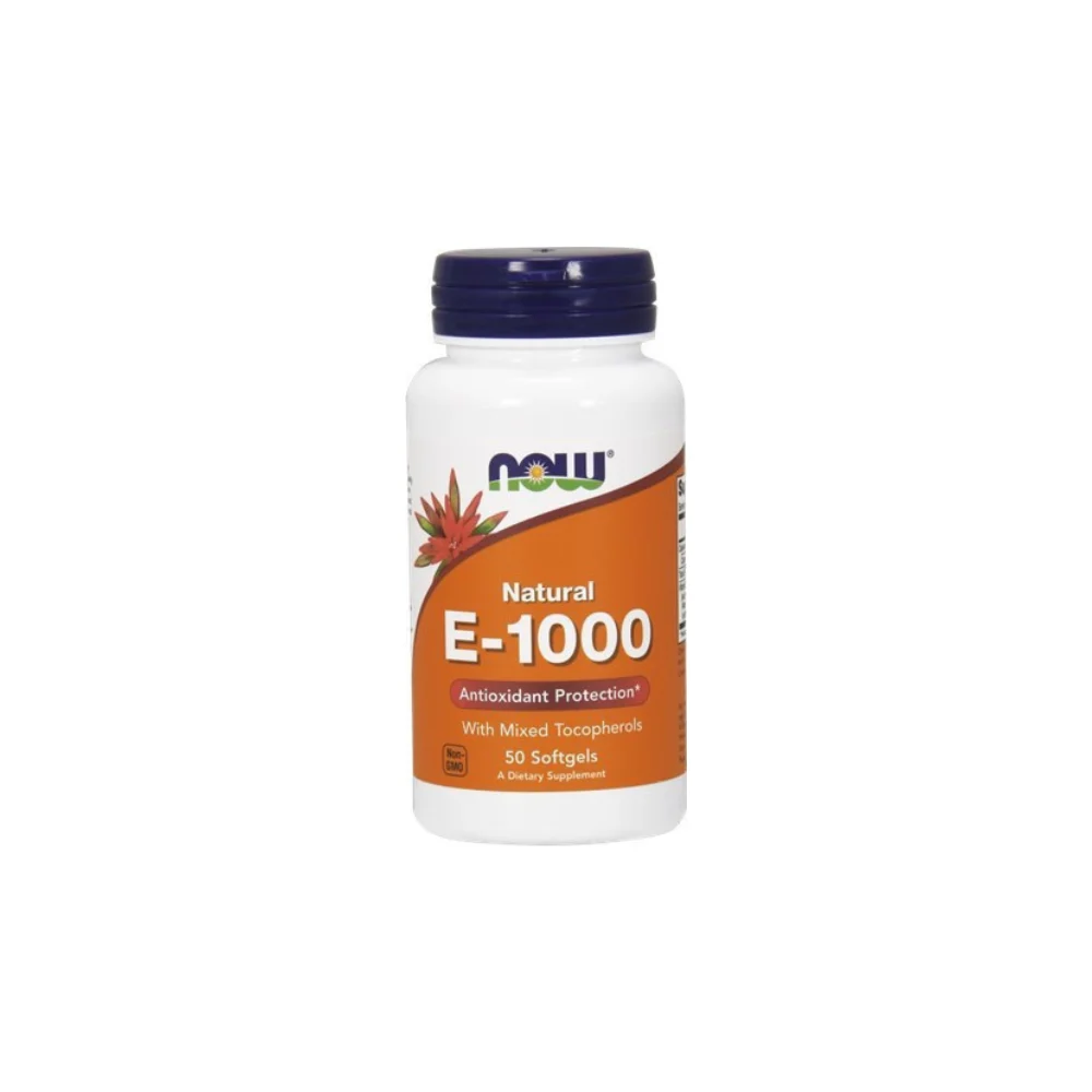 Now E-1000 iu Αντιοξειδωτικές Ιδιότητες 50 Softgels