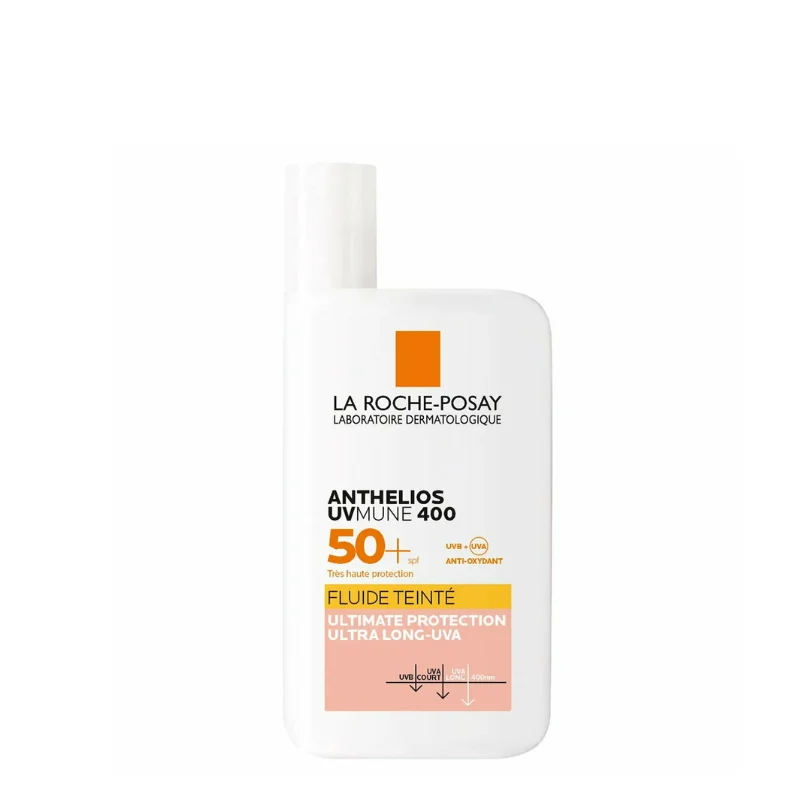 La Roche Posay Anthelios UVmune 400 Tinted Fluid Αντηλιακή Λοσιόν Προσώπου SPF50 με Χρώμα 50ml