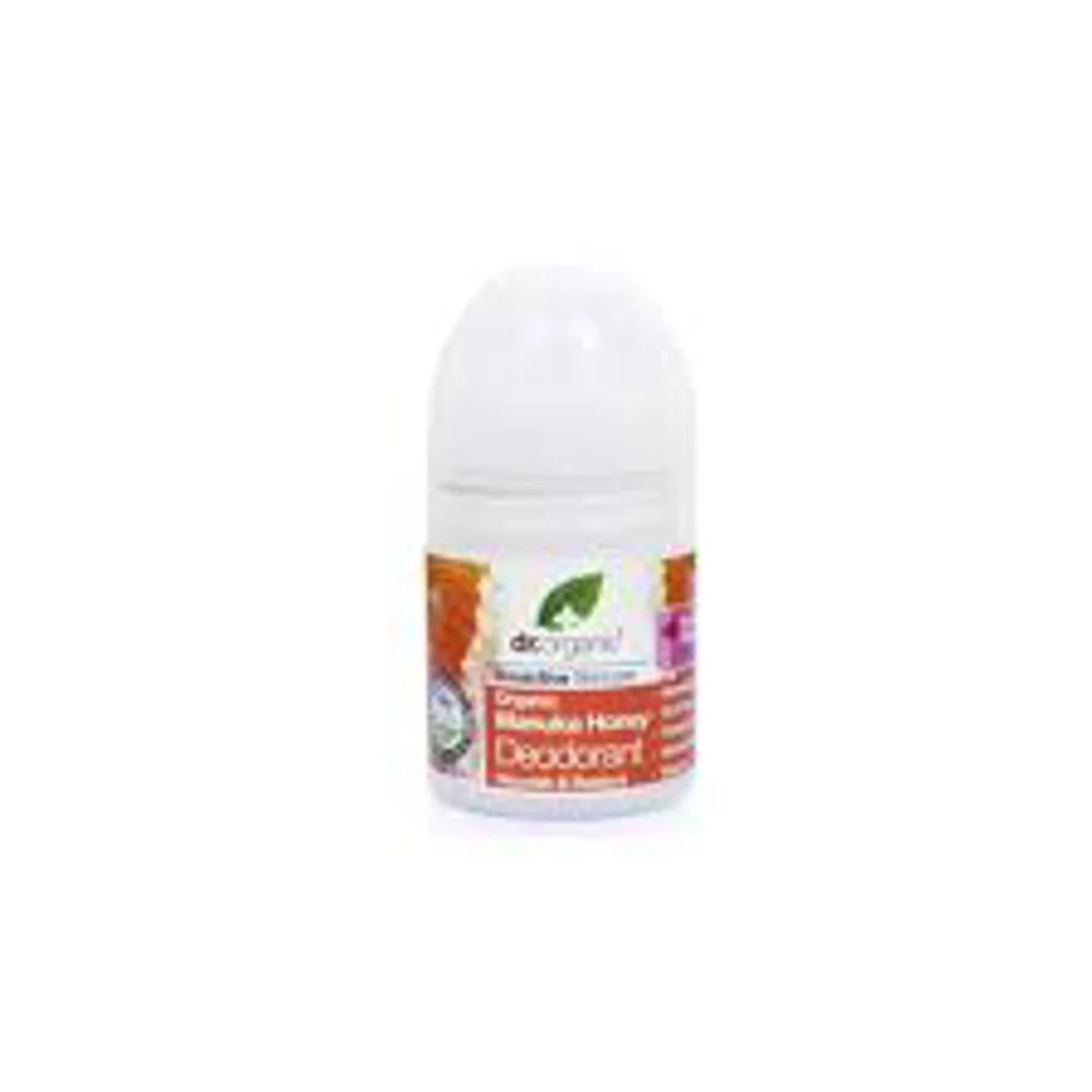 Dr.Organic Manuka Honey Deodorant Aποσμητικό σε Μορφή Roll-on με Βιολογικό Μέλι Μανούκα, 50ml