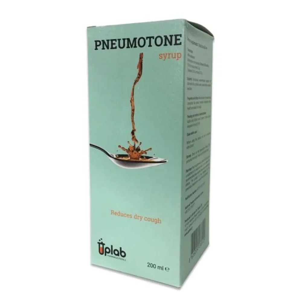 Uplab Pneumotone Syrup Για Ανακούφιση Από Τον Ξηρό Βήχα 200ml