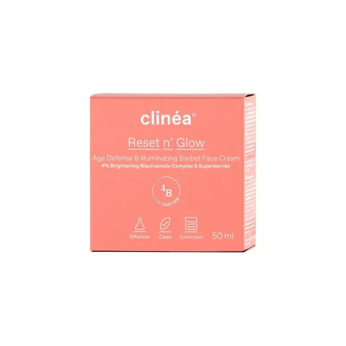 Clinea Reset N' Glow Sorbet &Kappa;&rho;έ&mu;&alpha; &Pi;&rho;&omicron;&sigma;ώ&pi;&omicron;&upsilon; &Eta;&mu;έ&rho;&alpha;&sigmaf; &gamma;&iota;&alpha; &Alpha;&nu;&tau;&iota;&gamma;ή&rho;&alpha;&nu;&sigma;&eta; & &Lambda;ά&mu;&psi;&eta; 50ml