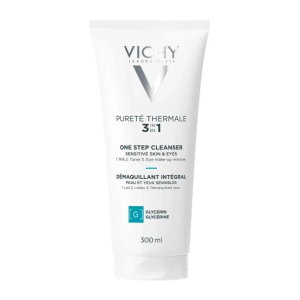 Vichy Purete Thermale 3 in 1 Γαλάκτωμα Καθαρισμού, Τονωτική Λοσιόν & Ντεμακιγιάζ Ματιών 3 σε 1 300ml